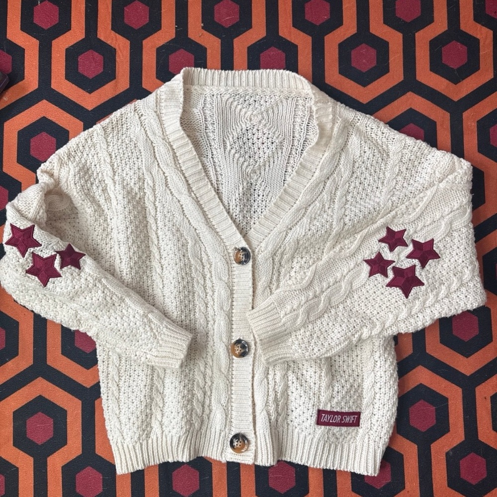Authentic Taylor Swift Red TV Cardigan XS/S Extra Small / Small